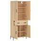 Highboard Sonoma-Eiche 69,5x34x180 cm Holzwerkstoff Highboard Sonoma-Eiche 69,5x34x180 cm Holzwerkstoff