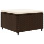 vidaXL 7-tlg. Garten-Lounge-Set mit Kissen Braun Poly Rattan vidaXL 7-tlg. Garten-Lounge-Set mit Kissen Braun Poly Rattan