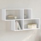 vidaXL Wandregal Weiß 100x20x53 cm Holzwerkstoff vidaXL Wandregal Weiß 100x20x53 cm Holzwerkstoff