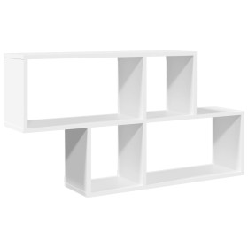 vidaXL Wandregal Weiß 100x20x53 cm Holzwerkstoff