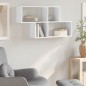 vidaXL Wandregal Weiß 100x20x53 cm Holzwerkstoff vidaXL Wandregal Weiß 100x20x53 cm Holzwerkstoff