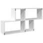 vidaXL Wandregal Weiß 100x20x53 cm Holzwerkstoff vidaXL Wandregal Weiß 100x20x53 cm Holzwerkstoff
