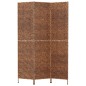 Paravent 3-tlg. Braun 122x180 cm Wasserhyazinthe Paravent 3-tlg. Braun 122x180 cm Wasserhyazinthe