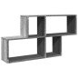 vidaXL Wandregal Grau Sonoma 100x20x53 cm Holzwerkstoff vidaXL Wandregal Grau Sonoma 100x20x53 cm Holzwerkstoff