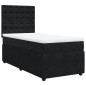 vidaXL Boxspringbett mit Matratze Schwarz 80x200 cm Samt vidaXL Boxspringbett mit Matratze Schwarz 80x200 cm Samt