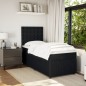 vidaXL Boxspringbett mit Matratze Schwarz 80x200 cm Samt vidaXL Boxspringbett mit Matratze Schwarz 80x200 cm Samt