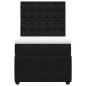 vidaXL Boxspringbett mit Matratze Schwarz 80x200 cm Samt vidaXL Boxspringbett mit Matratze Schwarz 80x200 cm Samt