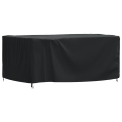 vidaXL Gartenmöbel-Abdeckung Schwarz 172x113x73 cm Wasserdicht 420D