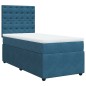 vidaXL Boxspringbett mit Matratze Dunkelblau 80x200 cm Samt vidaXL Boxspringbett mit Matratze Dunkelblau 80x200 cm Samt