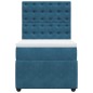 vidaXL Boxspringbett mit Matratze Dunkelblau 80x200 cm Samt vidaXL Boxspringbett mit Matratze Dunkelblau 80x200 cm Samt