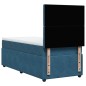 vidaXL Boxspringbett mit Matratze Dunkelblau 80x200 cm Samt vidaXL Boxspringbett mit Matratze Dunkelblau 80x200 cm Samt