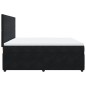 vidaXL Boxspringbett mit Matratze Schwarz 200x200 cm Samt vidaXL Boxspringbett mit Matratze Schwarz 200x200 cm Samt