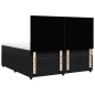 vidaXL Boxspringbett mit Matratze Schwarz 200x200 cm Samt vidaXL Boxspringbett mit Matratze Schwarz 200x200 cm Samt