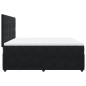vidaXL Boxspringbett mit Matratze Schwarz 200x200 cm Samt vidaXL Boxspringbett mit Matratze Schwarz 200x200 cm Samt