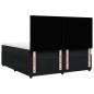 vidaXL Boxspringbett mit Matratze Schwarz 200x200 cm Samt vidaXL Boxspringbett mit Matratze Schwarz 200x200 cm Samt