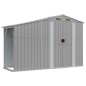 Gerätehaus Grau 277x93x179 cm Verzinkter Stahl Gerätehaus Grau 277x93x179 cm Verzinkter Stahl