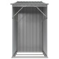 Gerätehaus Grau 277x93x179 cm Verzinkter Stahl Gerätehaus Grau 277x93x179 cm Verzinkter Stahl