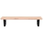 vidaXL Waschbeckenregal Wandmontage Stahl und Massivholz Buche vidaXL Waschbeckenregal Wandmontage Stahl und Massivholz Buche