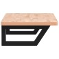 vidaXL Waschbeckenregal Wandmontage Stahl und Massivholz Buche vidaXL Waschbeckenregal Wandmontage Stahl und Massivholz Buche