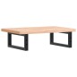 vidaXL Waschbeckenregal Wandmontage Stahl und Massivholz Buche vidaXL Waschbeckenregal Wandmontage Stahl und Massivholz Buche