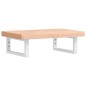 vidaXL Waschbeckenregal Wandmontage Stahl und Massivholz Buche vidaXL Waschbeckenregal Wandmontage Stahl und Massivholz Buche
