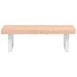 vidaXL Waschbeckenregal Wandmontage Stahl und Massivholz Buche vidaXL Waschbeckenregal Wandmontage Stahl und Massivholz Buche