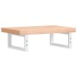 vidaXL Waschbeckenregal Wandmontage Stahl und Massivholz Buche vidaXL Waschbeckenregal Wandmontage Stahl und Massivholz Buche