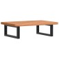 vidaXL Waschbeckenregal Wandmontage Stahl und Massivholz Buche vidaXL Waschbeckenregal Wandmontage Stahl und Massivholz Buche