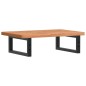 vidaXL Waschbeckenregal Wandmontage Stahl und Massivholz Buche vidaXL Waschbeckenregal Wandmontage Stahl und Massivholz Buche