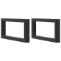 vidaXL Waschbeckenregal Wandmontage Stahl und Massivholz Buche vidaXL Waschbeckenregal Wandmontage Stahl und Massivholz Buche