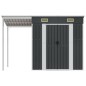 vidaXL Gartenhaus mit Schleppdach Anthrazit 277x110,5x181 cm Stahl vidaXL Gartenhaus mit Schleppdach Anthrazit 277x110,5x181 cm Stahl