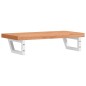vidaXL Waschbeckenregal Wandmontage Stahl und Massivholz Buche vidaXL Waschbeckenregal Wandmontage Stahl und Massivholz Buche