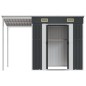 vidaXL Gartenhaus mit Schleppdach Anthrazit 277x110,5x181 cm Stahl vidaXL Gartenhaus mit Schleppdach Anthrazit 277x110,5x181 cm Stahl