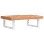 vidaXL Waschbeckenregal Wandmontage Stahl und Massivholz Buche vidaXL Waschbeckenregal Wandmontage Stahl und Massivholz Buche