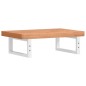 vidaXL Waschbeckenregal Wandmontage Stahl und Massivholz Buche vidaXL Waschbeckenregal Wandmontage Stahl und Massivholz Buche