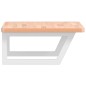 vidaXL Waschbeckenregal Wandmontage Stahl und Massivholz Buche vidaXL Waschbeckenregal Wandmontage Stahl und Massivholz Buche