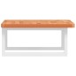 vidaXL Waschbeckenregal Wandmontage Stahl und Massivholz Buche vidaXL Waschbeckenregal Wandmontage Stahl und Massivholz Buche