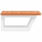 vidaXL Waschbeckenregal Wandmontage Stahl und Massivholz Buche vidaXL Waschbeckenregal Wandmontage Stahl und Massivholz Buche