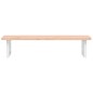 vidaXL Waschbeckenregal Wandmontage Stahl und Massivholz Buche vidaXL Waschbeckenregal Wandmontage Stahl und Massivholz Buche