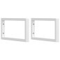 vidaXL Waschbeckenregal Wandmontage Stahl und Massivholz Buche vidaXL Waschbeckenregal Wandmontage Stahl und Massivholz Buche