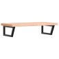 vidaXL Waschbeckenregal Wandmontage Stahl und Massivholz Buche vidaXL Waschbeckenregal Wandmontage Stahl und Massivholz Buche