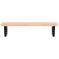 vidaXL Waschbeckenregal Wandmontage Stahl und Massivholz Buche vidaXL Waschbeckenregal Wandmontage Stahl und Massivholz Buche