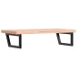 vidaXL Waschbeckenregal Wandmontage Stahl und Massivholz Buche vidaXL Waschbeckenregal Wandmontage Stahl und Massivholz Buche