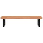 vidaXL Waschbeckenregal Wandmontage Stahl und Massivholz Buche vidaXL Waschbeckenregal Wandmontage Stahl und Massivholz Buche