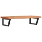 vidaXL Waschbeckenregal Wandmontage Stahl und Massivholz Buche vidaXL Waschbeckenregal Wandmontage Stahl und Massivholz Buche