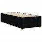 vidaXL Bettgestell Schwarz 90x190 cm Stoff vidaXL Bettgestell Schwarz 90x190 cm Stoff