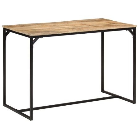 vidaXL Esstisch 110x55x75 cm Massives Raues Mangoholz