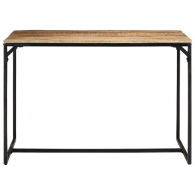 vidaXL Esstisch 110x55x75 cm Massives Raues Mangoholz