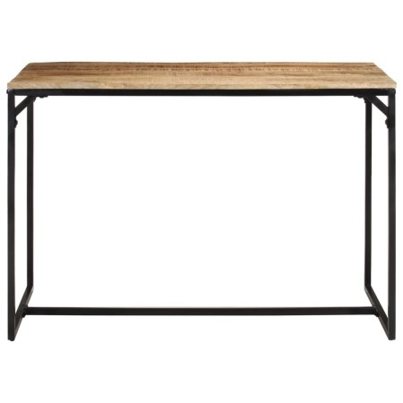 vidaXL Esstisch 110x55x75 cm Massives Raues Mangoholz