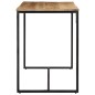 vidaXL Esstisch 110x55x75 cm Massives Raues Mangoholz vidaXL Esstisch 110x55x75 cm Massives Raues Mangoholz